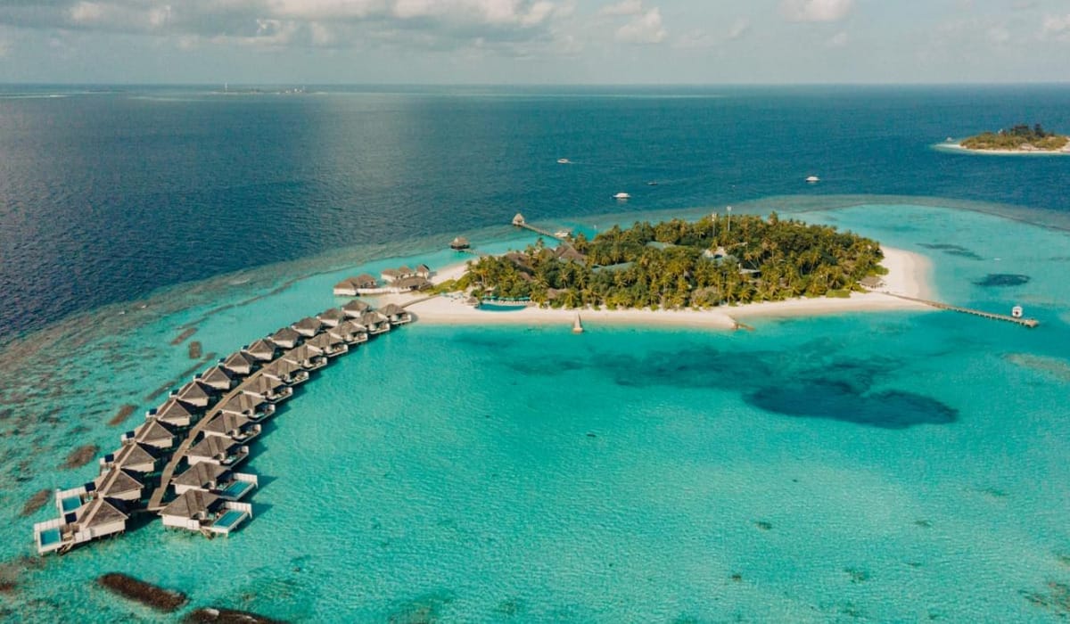 Aerial of Nova Maldives